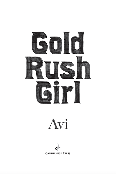 Gold Rush Girl half-title page
